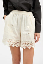 Tallulah Shorts in Antique White