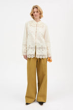 Tallulah Shirt in Antique White