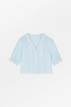 Magnolia Short Sleeve Blouse in Light Blue