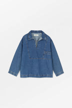 Norma Blouse in Slouchy Blue