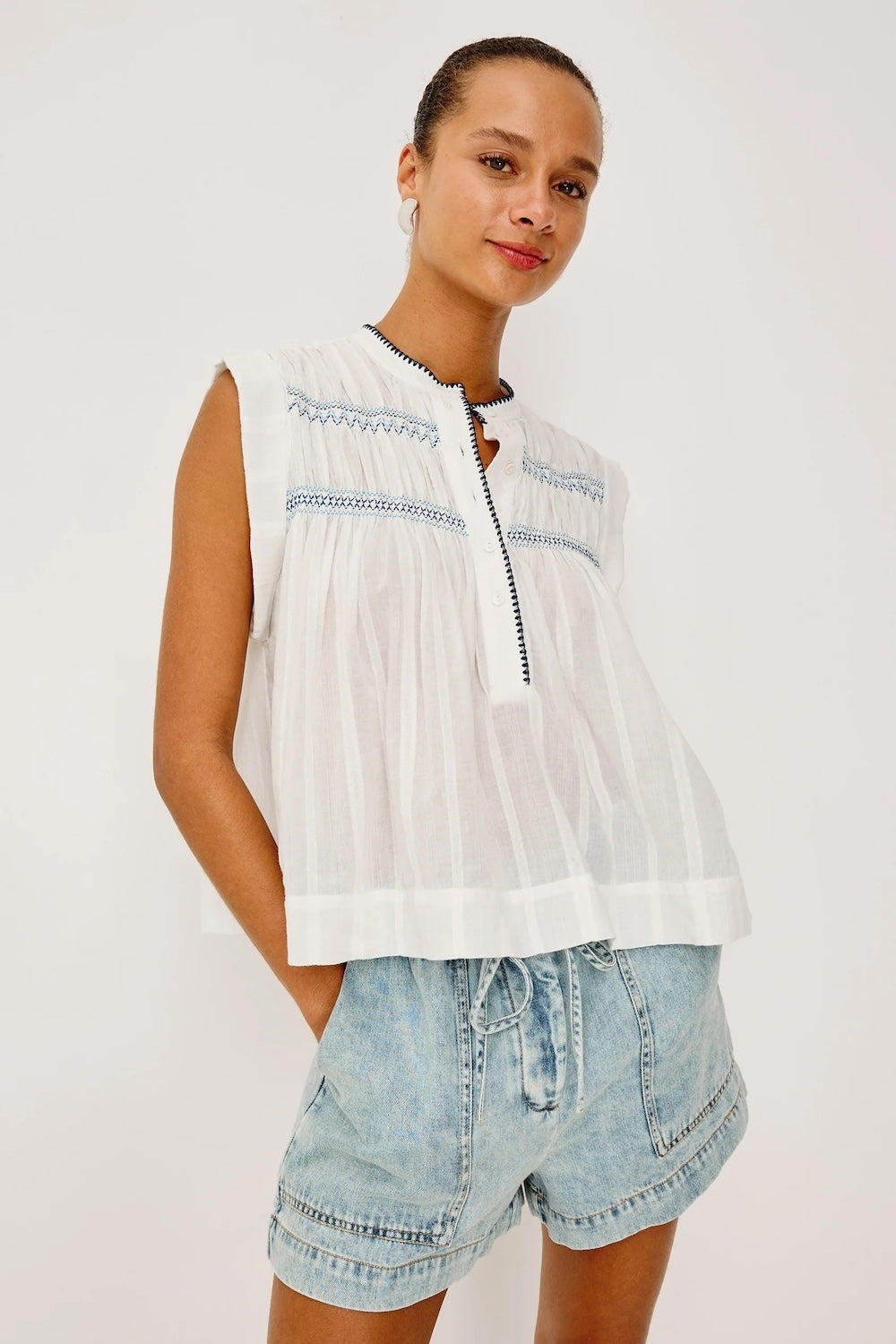 Willow Top in White