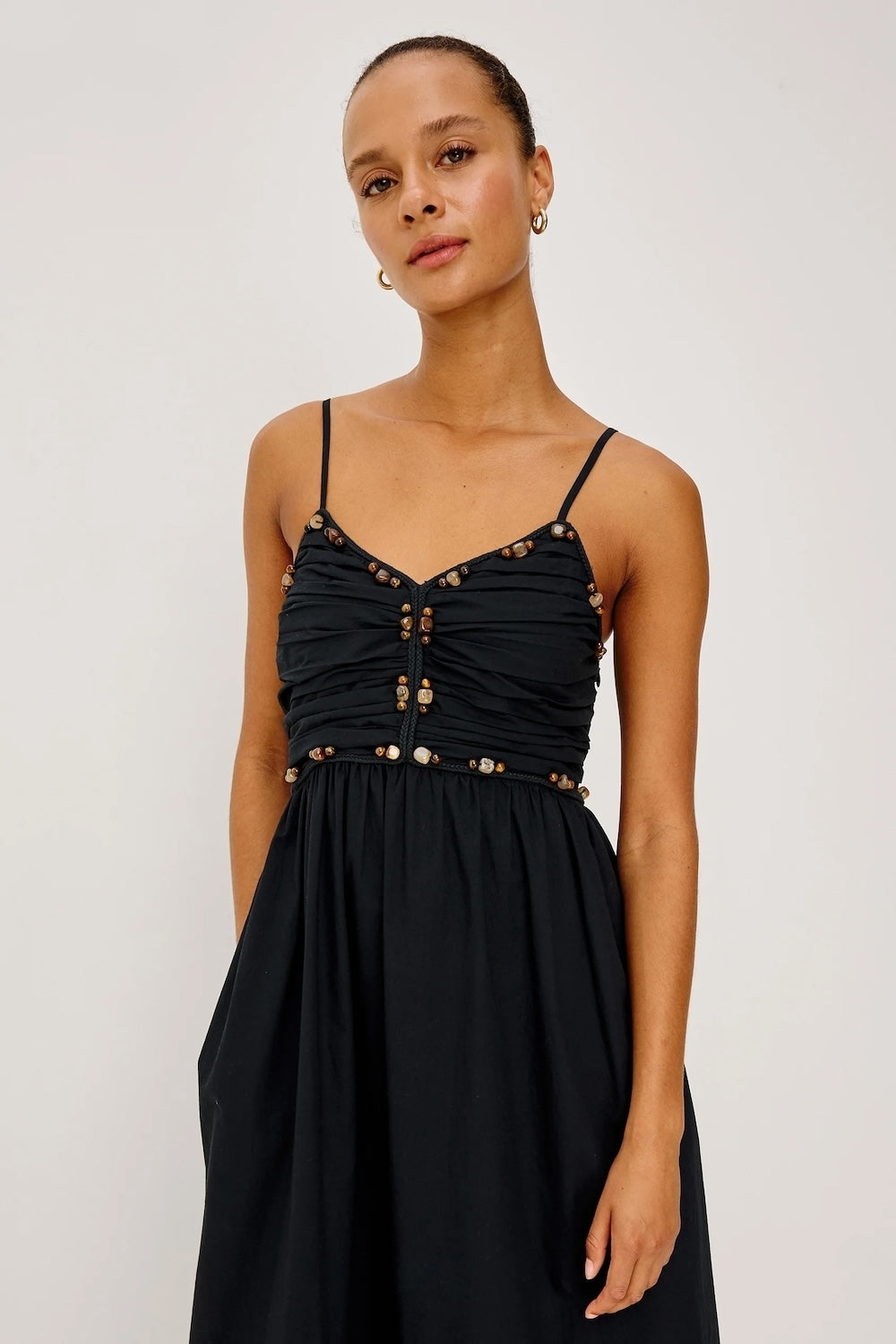 Ivana Maxi Dress in Black