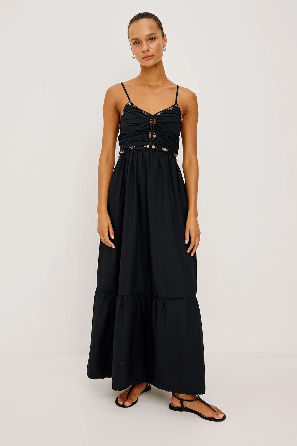 Ivana Maxi Dress in Black