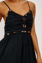 Ivana Maxi Dress in Black