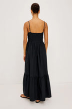 Ivana Maxi Dress in Black