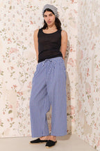 Ekirow Check Trousers in Vichy Blue