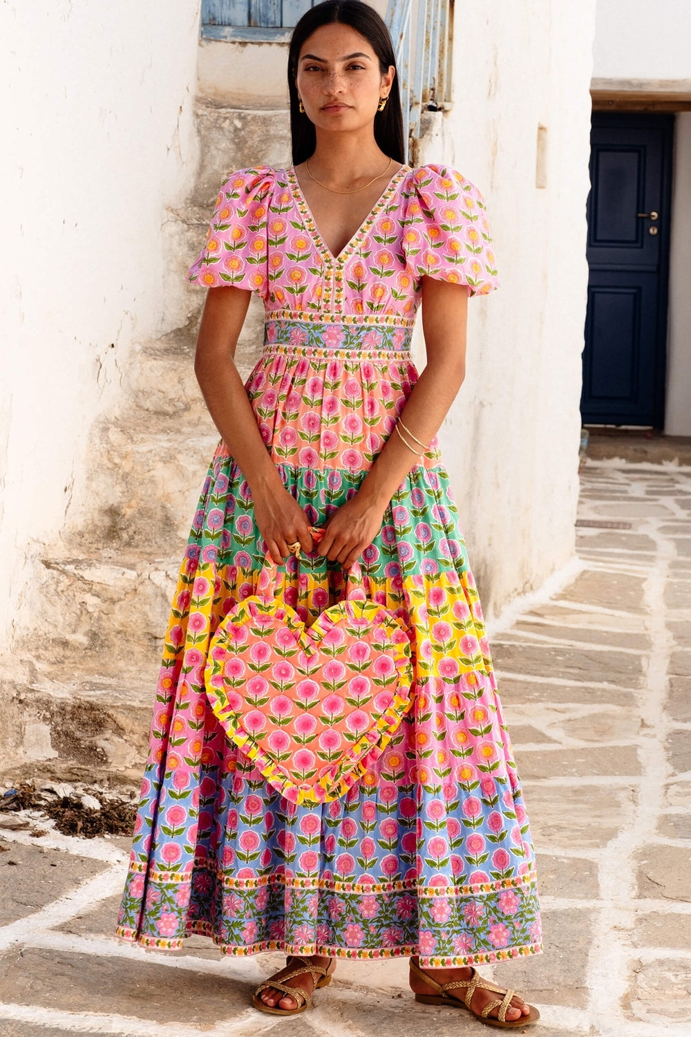 Zizi Dress in Rainbow Mix