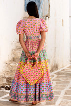 Zizi Dress in Rainbow Mix