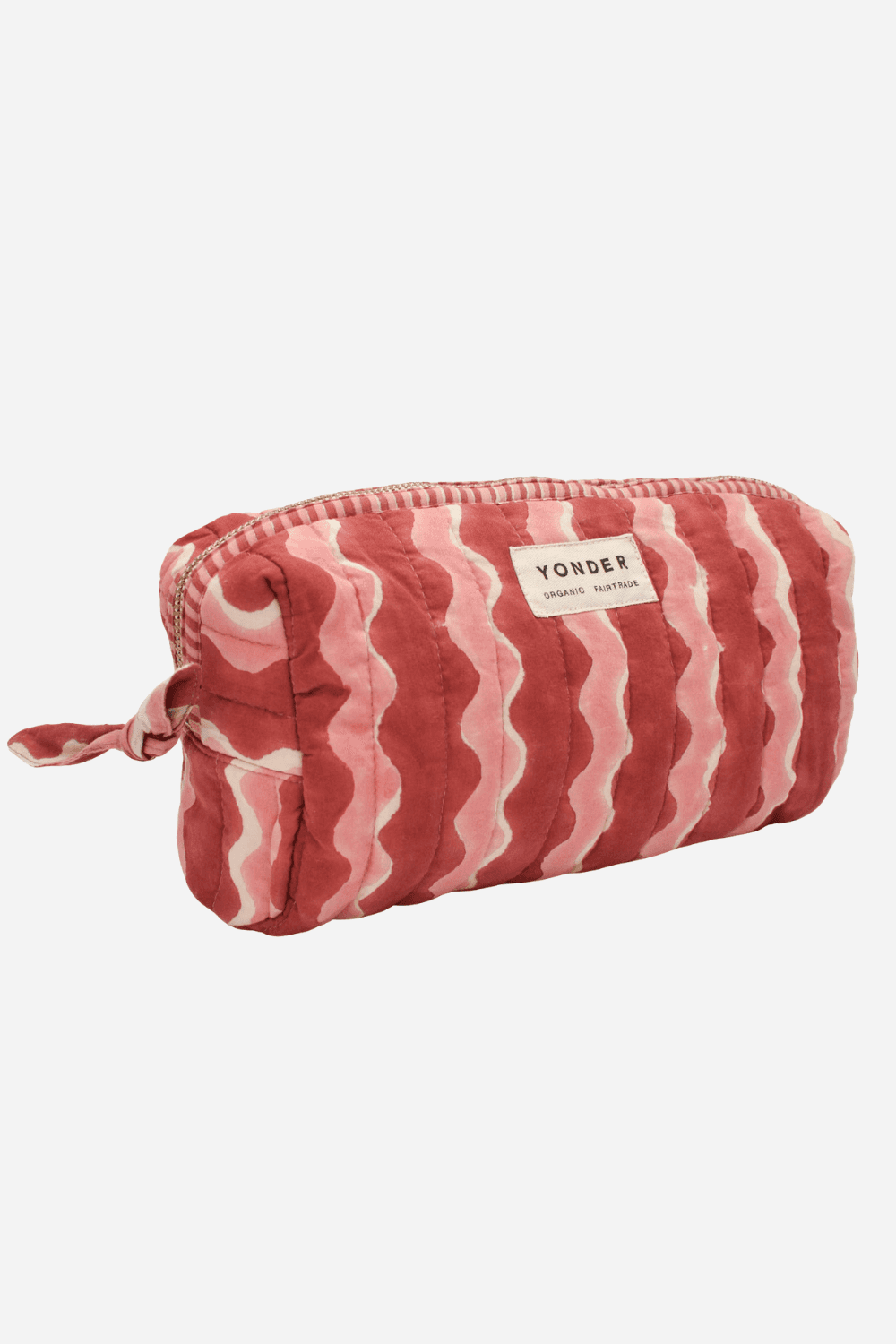Quilted Wash Bag in Whirly Jam