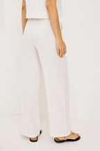 Emmie Linen Trousers in White