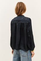 BA&SH Cessia Loose Fitting Shirt in Blue