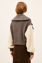 BA&SH Essen Cardigan in Chamois