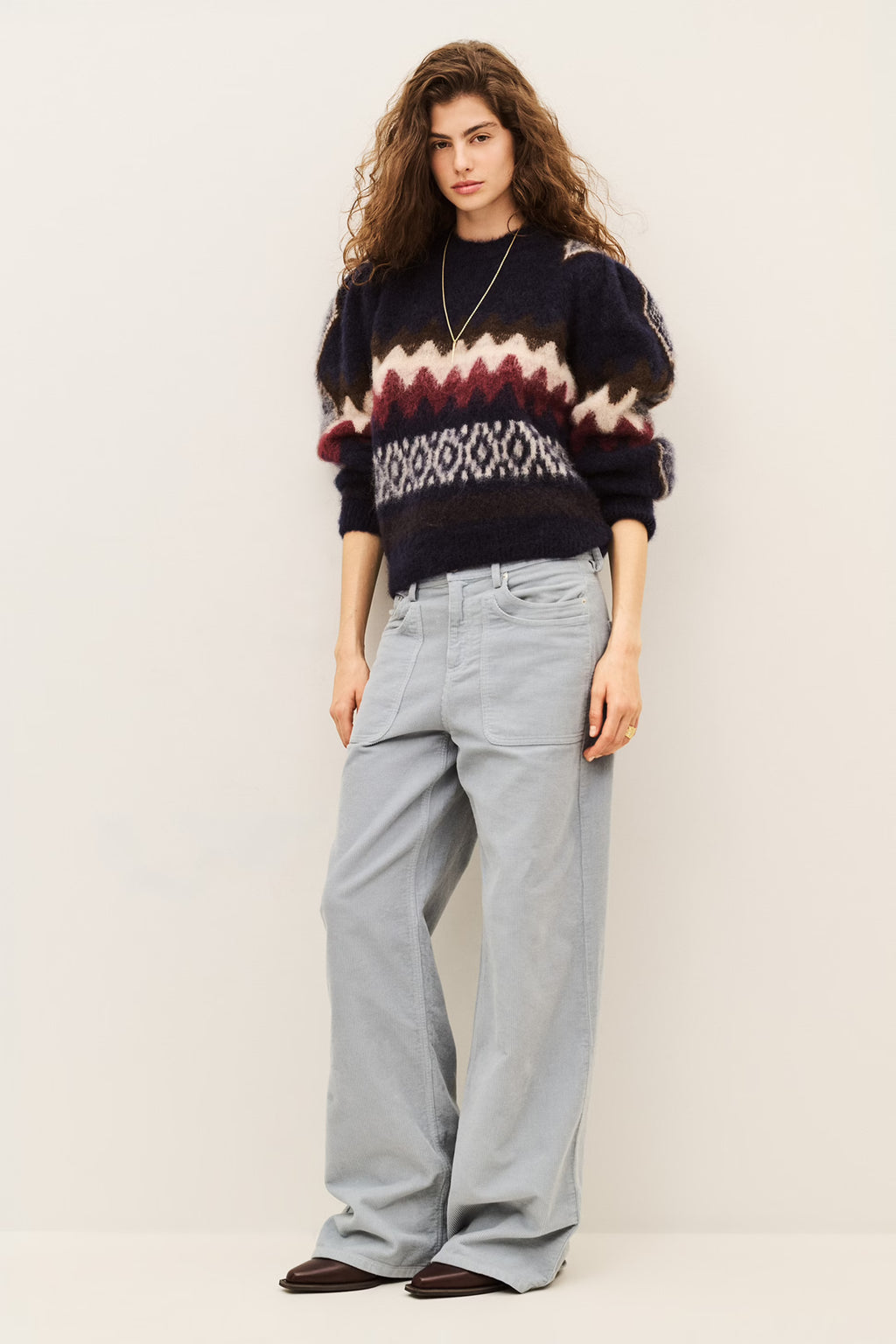 BA&SH Floyd Jumper in Blue