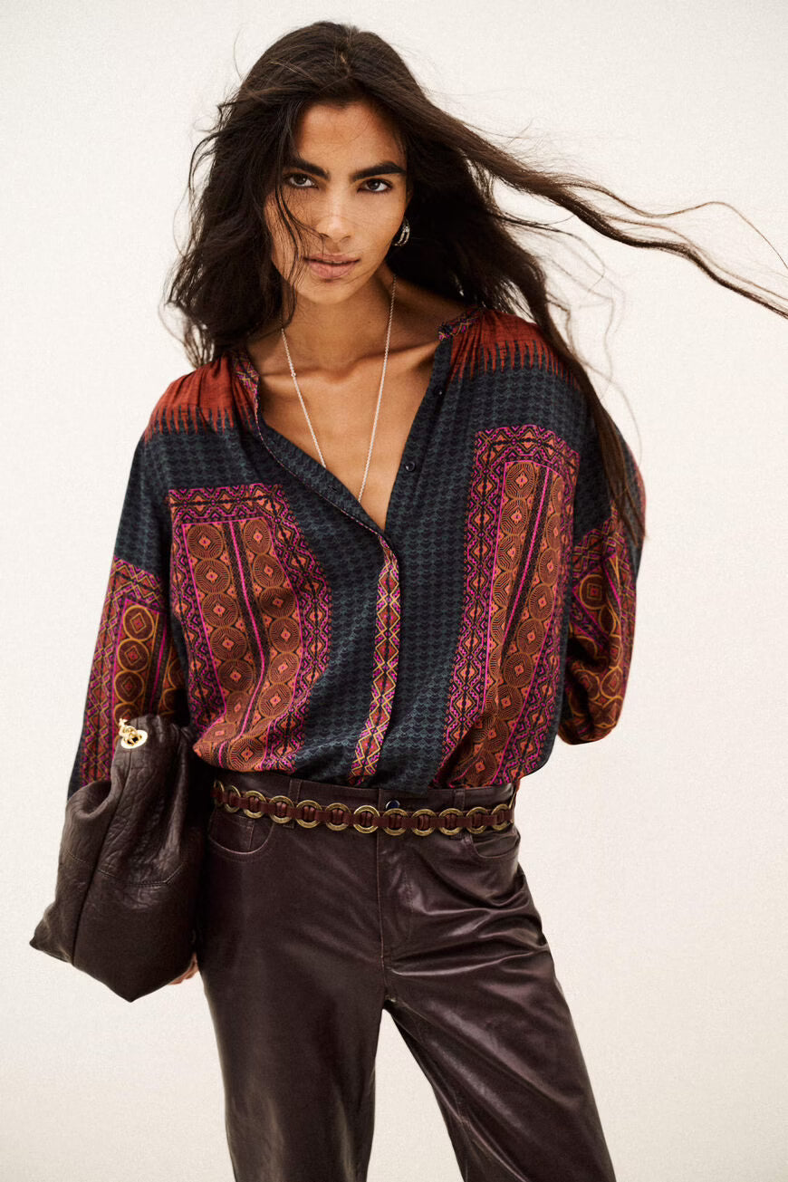BA&SH Olivio Blouse in Red