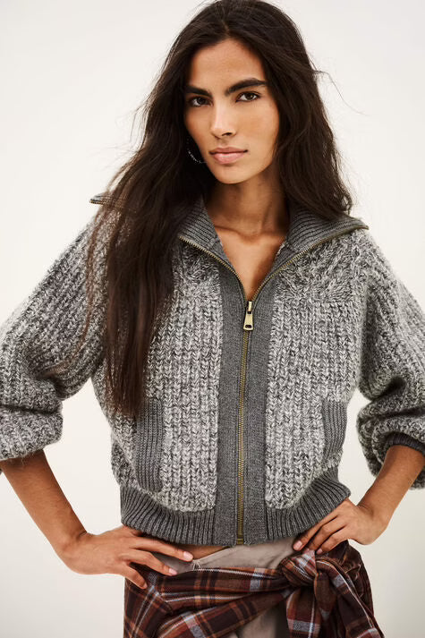 BA&SH Rabel Cardigan in Grey