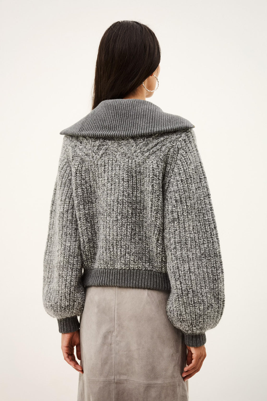 BA&SH Rabel Cardigan in Grey