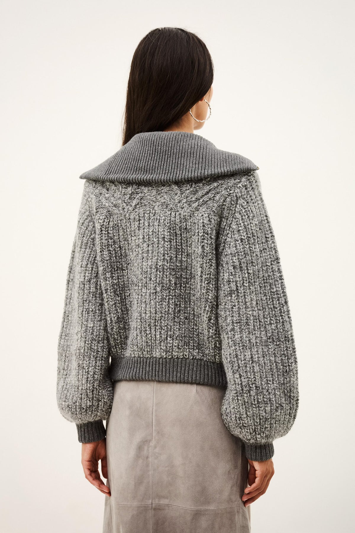 BA&SH Rabel Cardigan in Grey