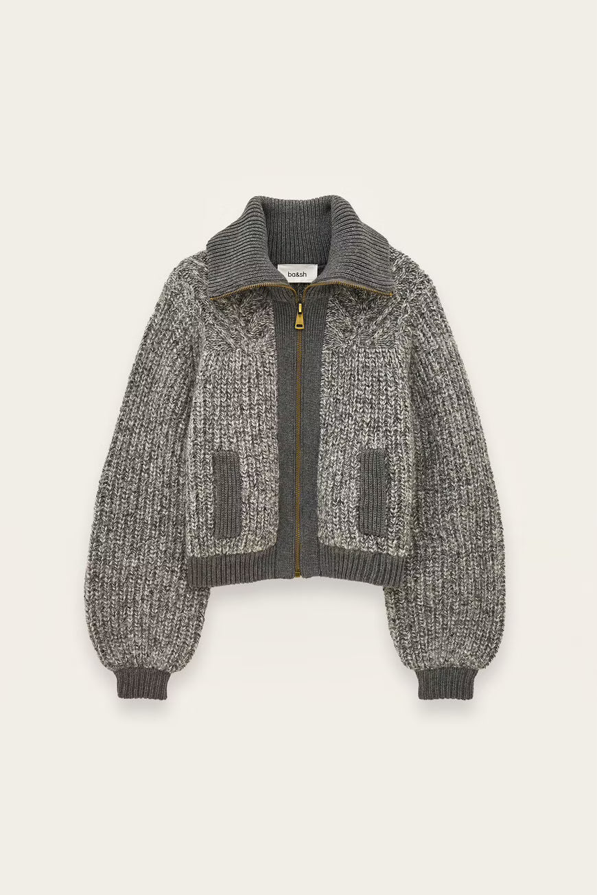 BA&SH Rabel Cardigan in Grey
