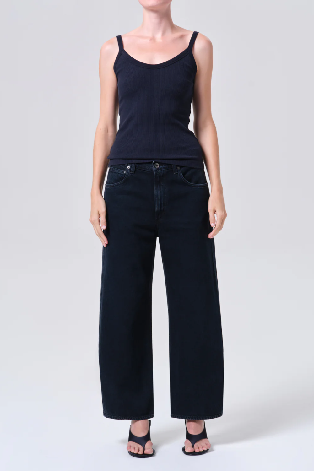 Low Curve Crop Jean in Crushed (Weightless)