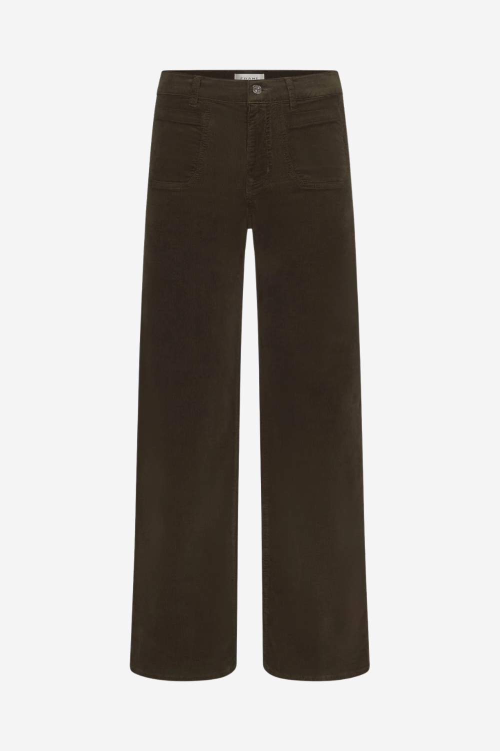 Le Slim Palazzo Modernist Pocket in Rich Military Corduroy
