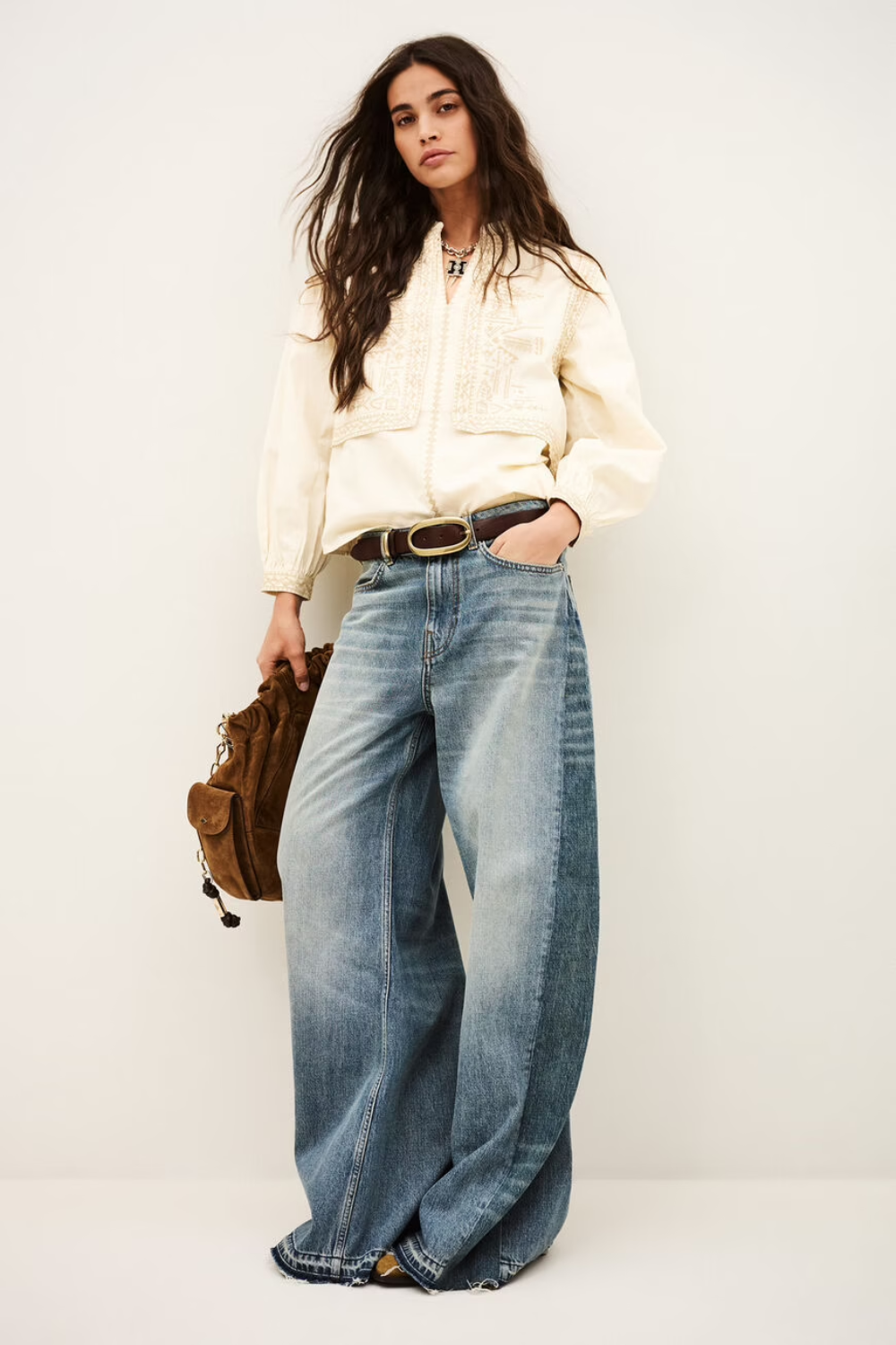 Laura Blouse in Ecru