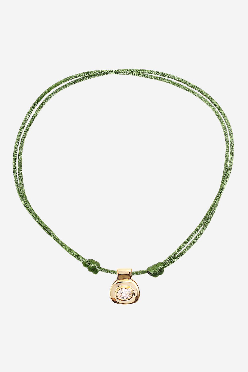 Sabine Necklace in Green/Gold