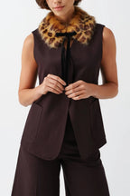 Helen Moore Diana Collar in Leopard