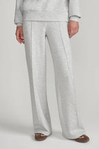 Varley The Wide Leg Pant 30 in Light Grey Marl