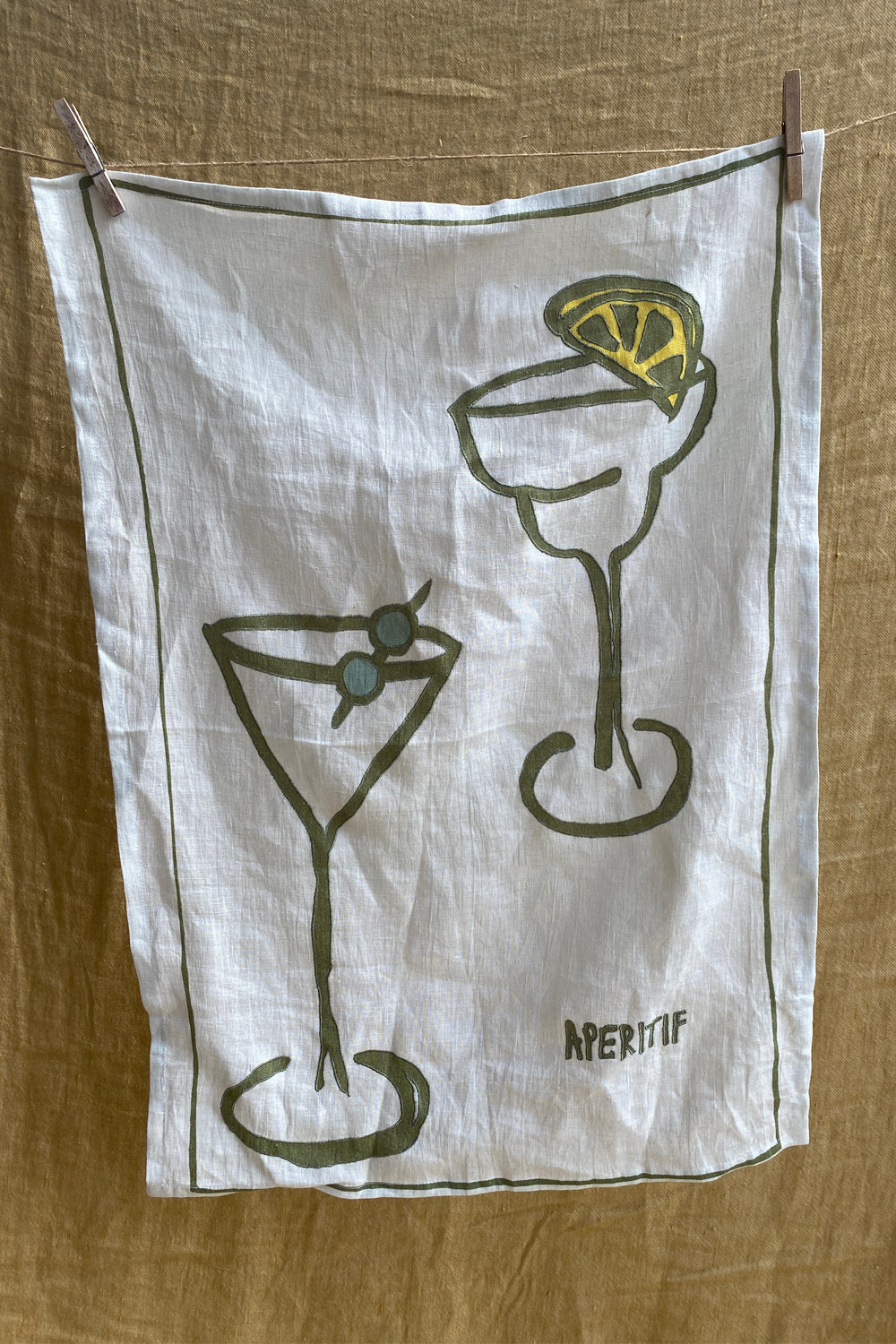 Amuse La Bouche Aperitif Tea Towel