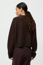 SOFT GOAT Cashmere Top in Mocha