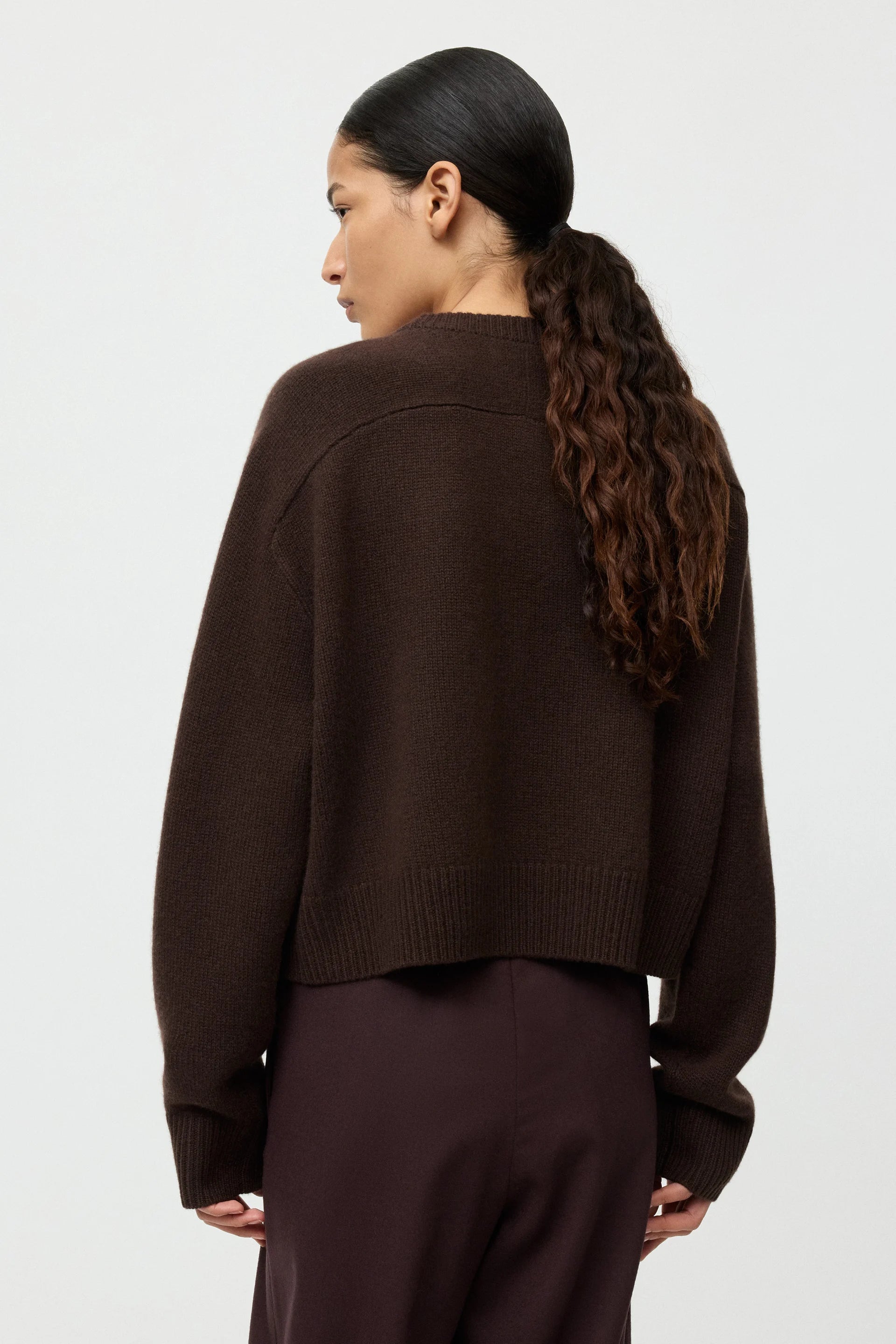SOFT GOAT Cashmere Top in Mocha