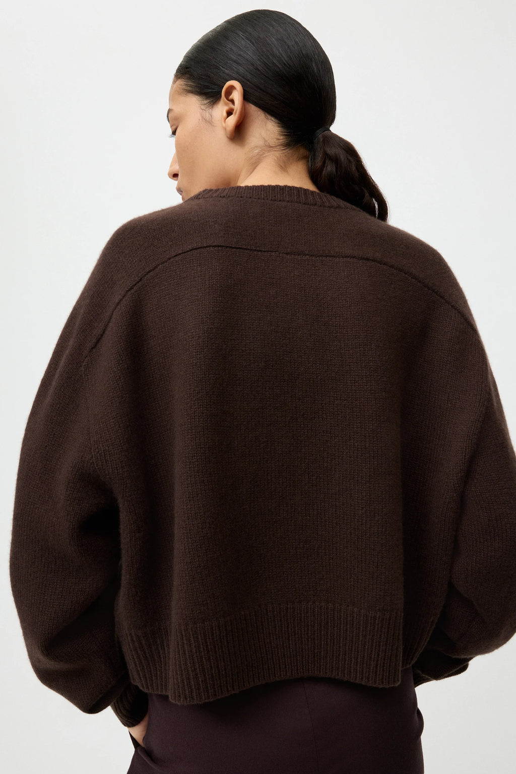 SOFT GOAT Cashmere Top in Mocha