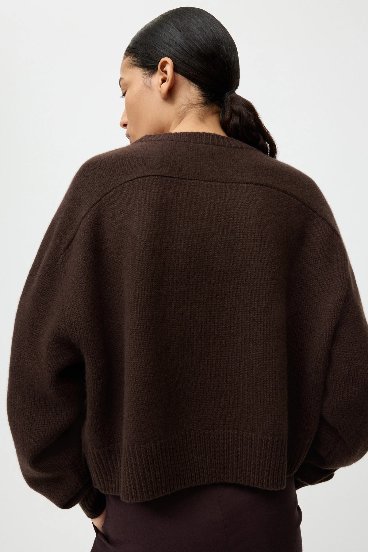 SOFT GOAT Cashmere Top in Mocha