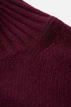 SOFT GOAT Girlfriend Turtleneck in Bordeaux