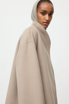 SOFT GOAT Short Jacket in Dark Sand