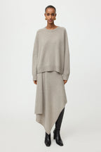 SOFT GOAT Boyfriend Crewneck in Greige