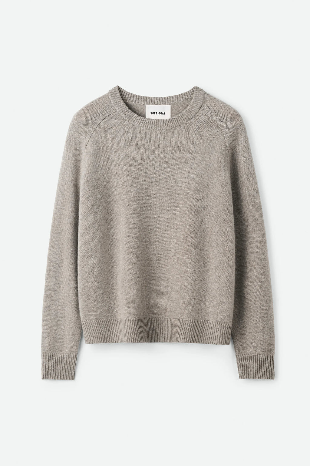 SOFT GOAT Boyfriend Crewneck in Greige