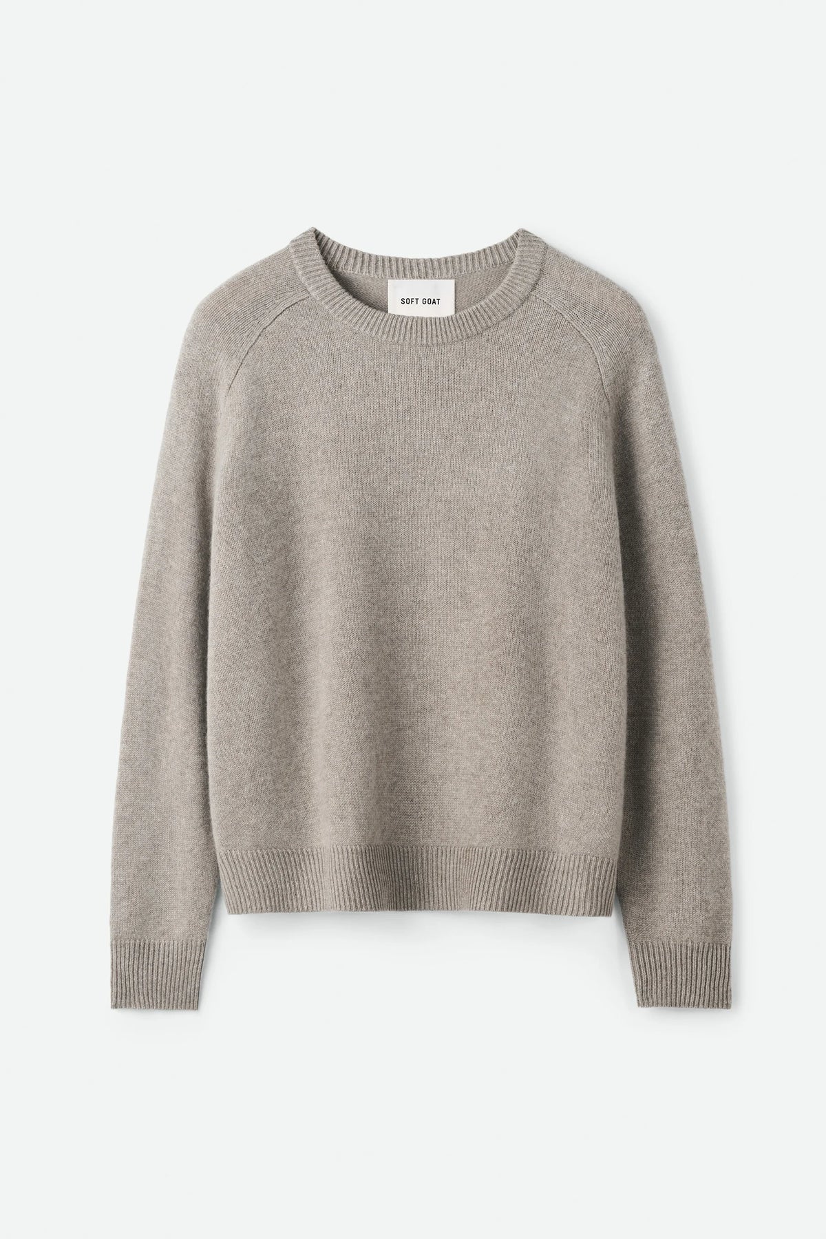 SOFT GOAT Boyfriend Crewneck in Greige