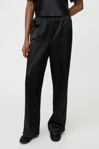 SOFT GOAT Silk Pants in Black