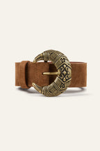 BA&SH Bandy Brown Suede Belt