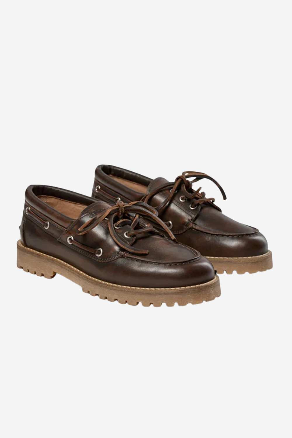 Alvina Loafer in Brown Leather