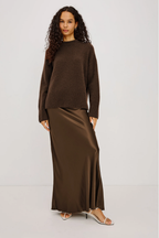 Miranda Sweater in Chocolate