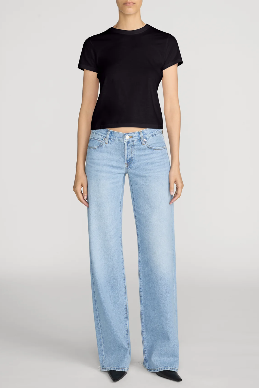 The Pixie Gray in Dodger Offset Hem