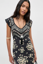Bailee Dress in Amelia Gremlin Mix Black