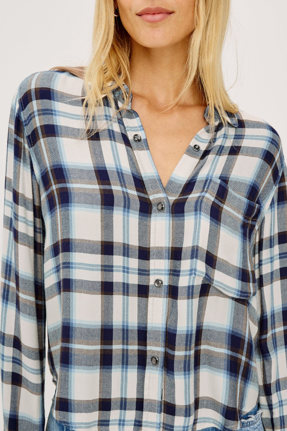 Malin Shirt in Ecru Midnight