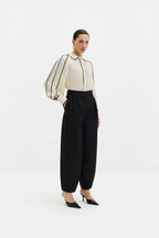 Malina Bea Contrast Edge Chiffon Blouse