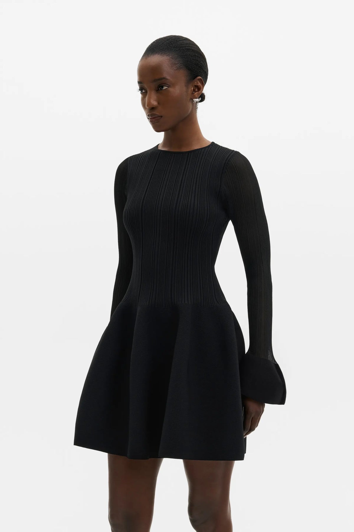 Malina Elona Voluminous Skirt Knitted Mini Dress