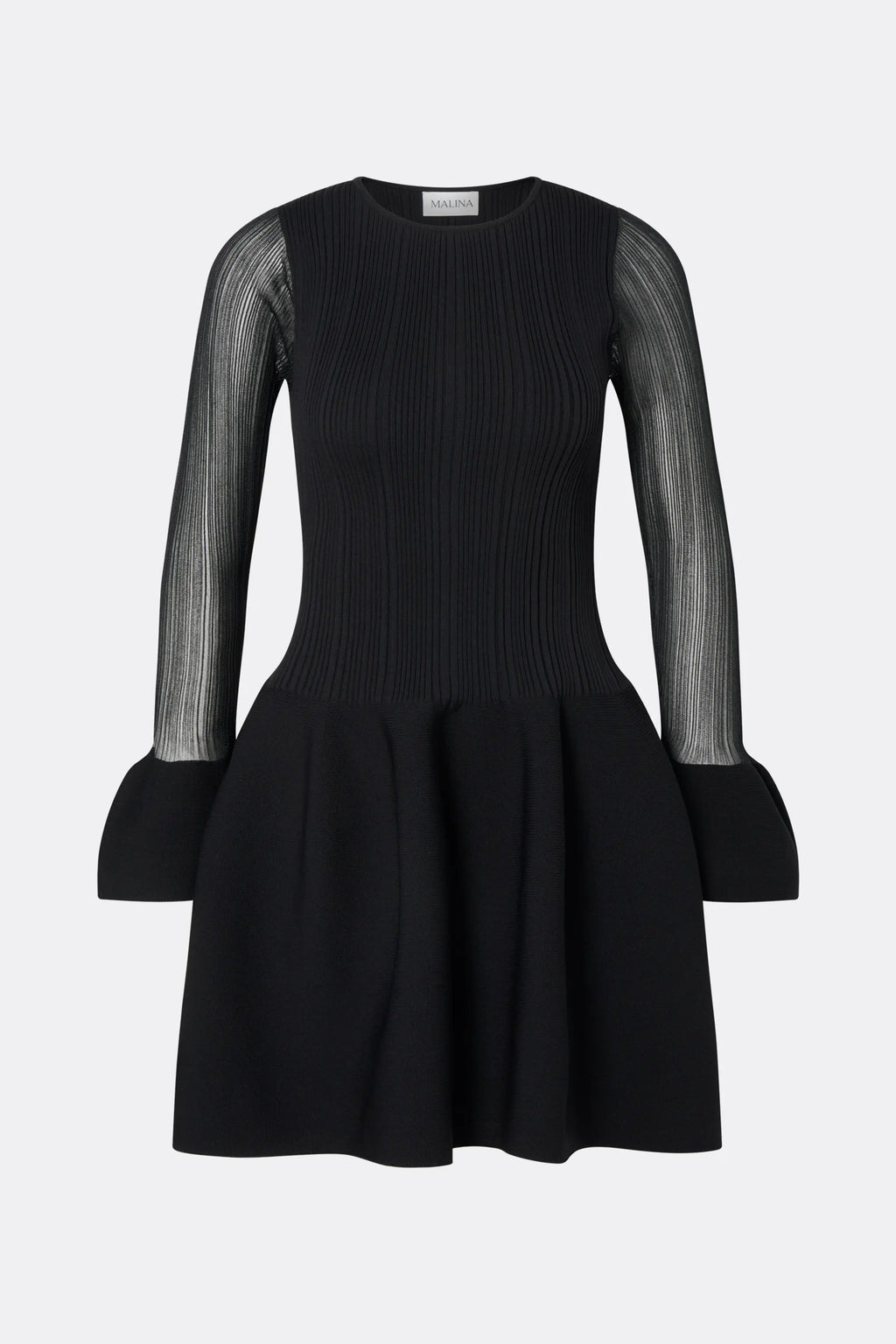 Malina Elona Voluminous Skirt Knitted Mini Dress