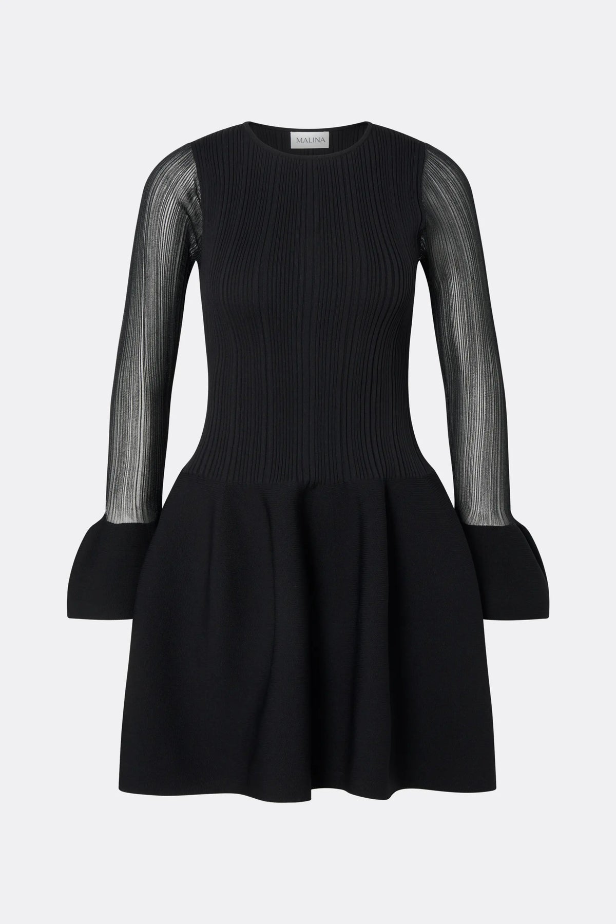Malina Elona Voluminous Skirt Knitted Mini Dress