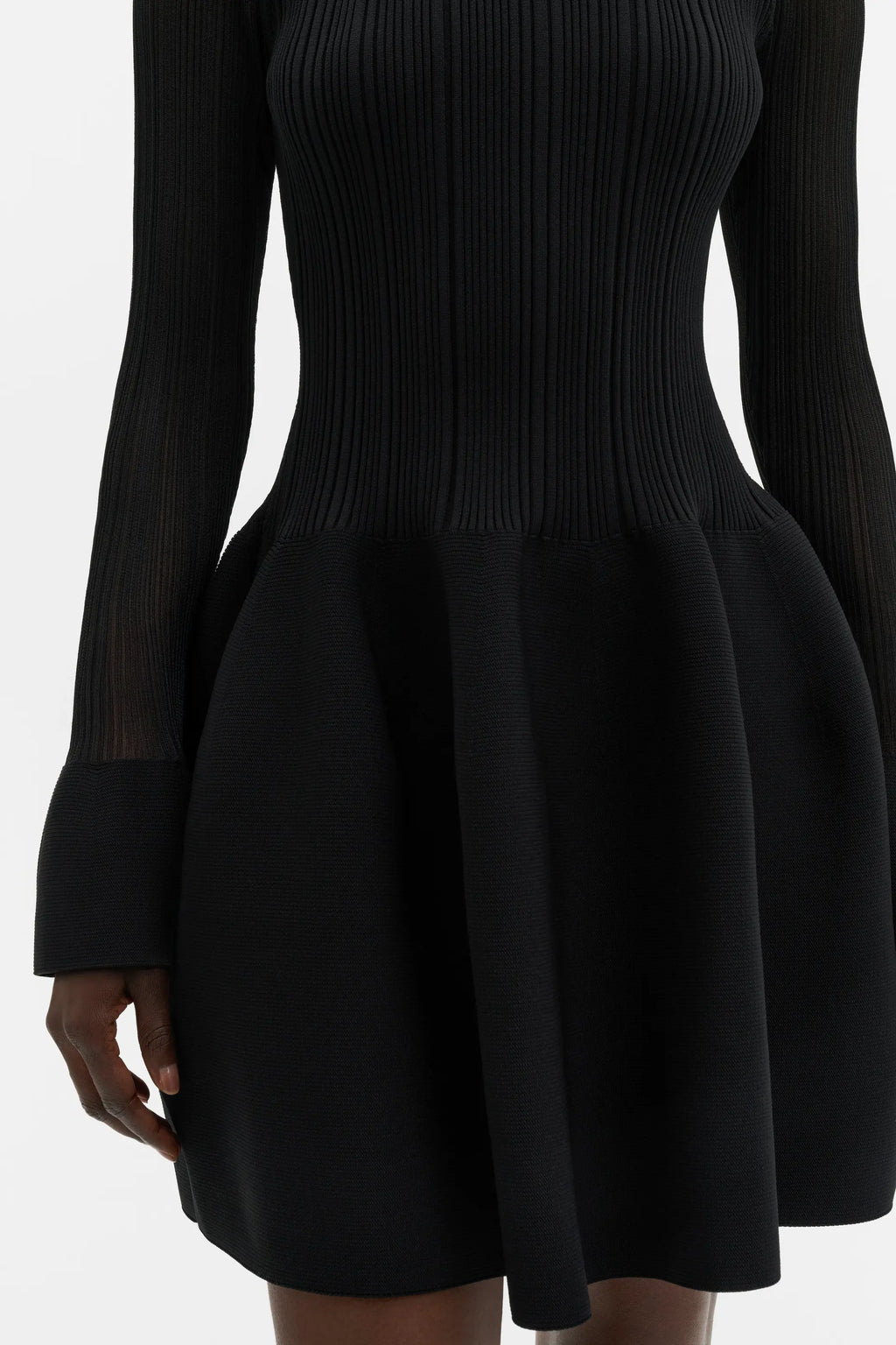 Malina Elona Voluminous Skirt Knitted Mini Dress